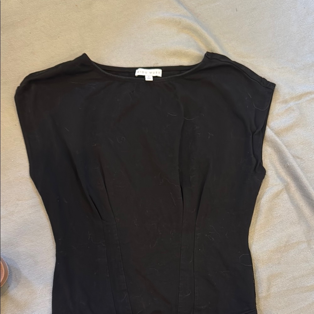 Cap sleeve  Black shirt - Botique purchased